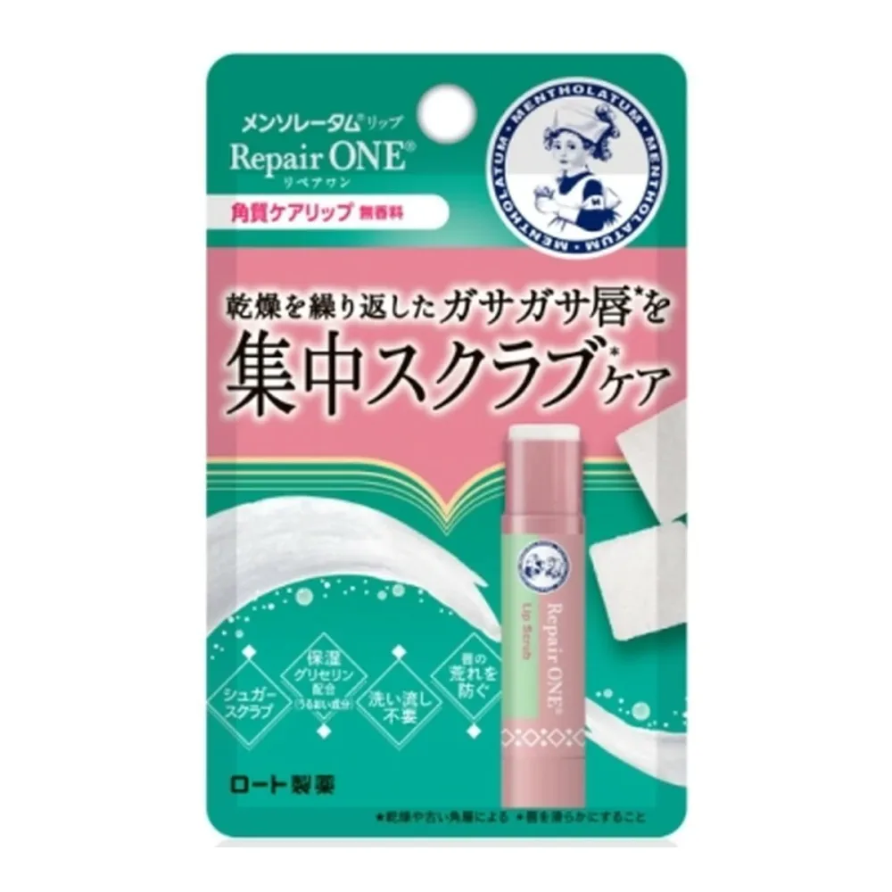 【送料お得・まとめ買い×200個セット】ロート製薬 メンソレータム リップ リペアワン 角質ケア リップ 3.6g リップクリーム
