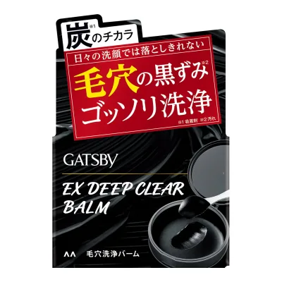 【送料お得・まとめ買い×9個セット】マンダム GATSBY ギャツビー EXディープクリアバーム 男性用 クレンジング クリアミントの香り 80g 洗顔