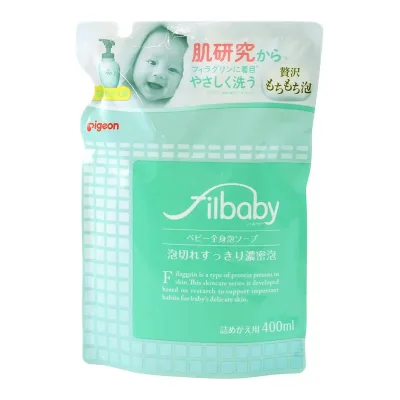 【送料お得・まとめ買い×3個セット】ピジョン フィルベビー ベビー 全身 泡ソープ つめかえ用 400ml