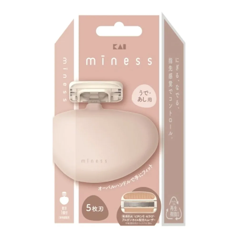 【送料お得・まとめ買い×9個セット】貝印 GA0136 miness うで・あし用 カミソリ