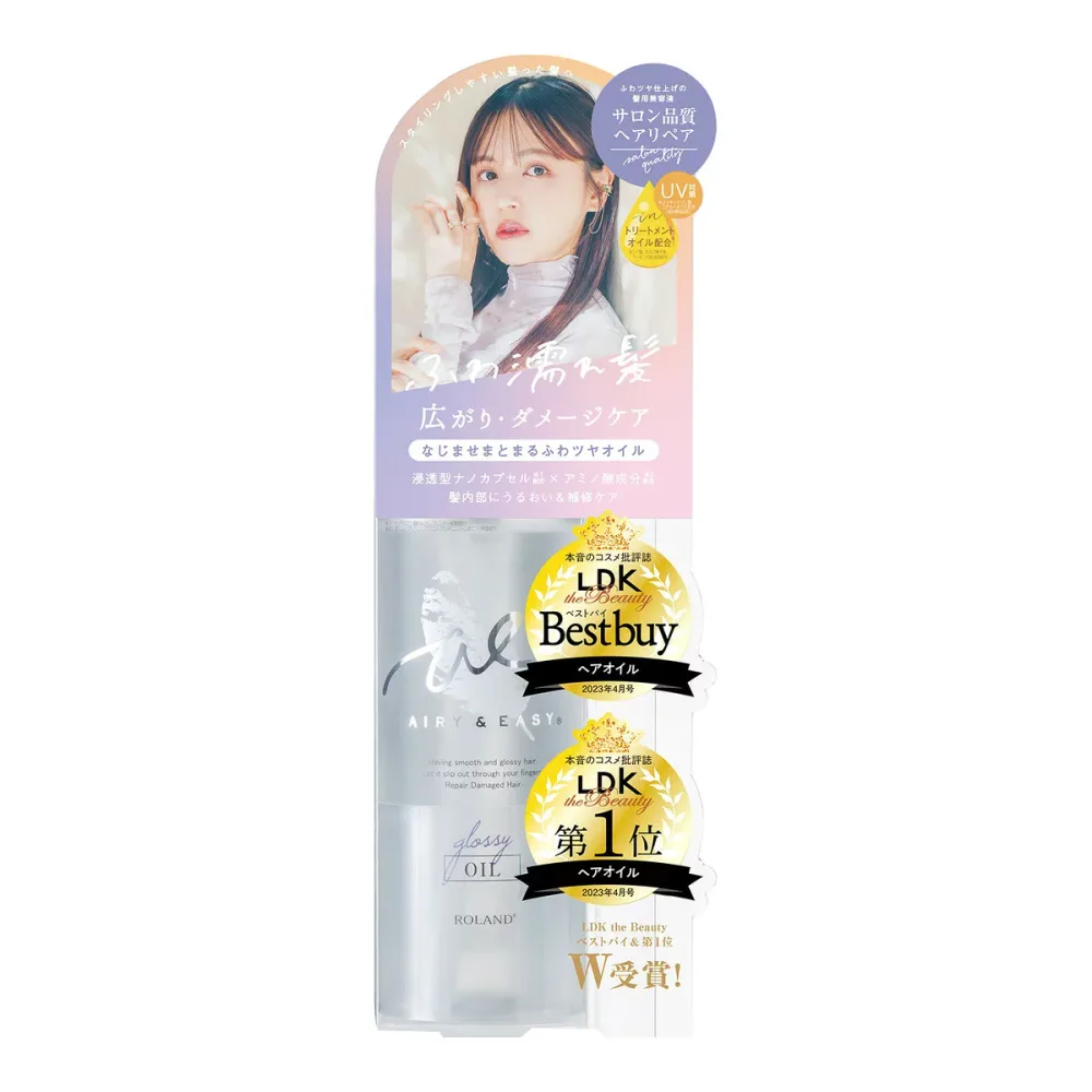 【送料お得・まとめ買い×9個セット】コスメテックスローランド エアリー&イージー グロッシー リペア オイルN 100ml