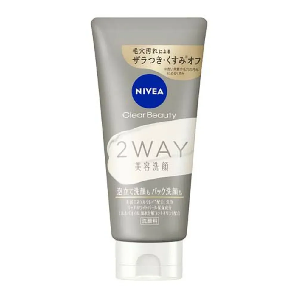 【送料お得・まとめ買い×13個セット】花王 ニベア クリアビューティー 2WAY 美容洗顔 120g