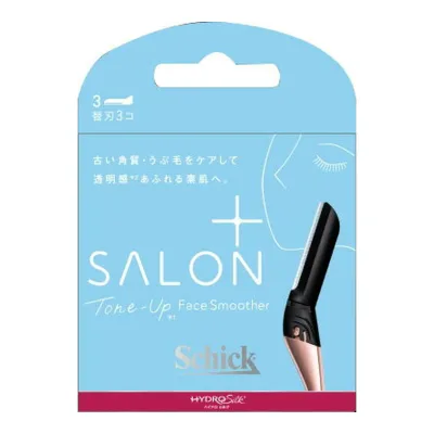 【送料お得・まとめ買い×11個セット】シック ハイドロシルク サロンプラス フェイススムーサー 替刃 3コ入