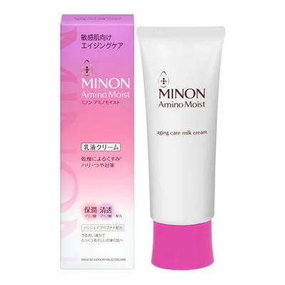【送料お得・まとめ買い×2個セット】第一三共ヘルスケア ミノン アミノモイスト エイジングケア ミルククリーム 100g 乳液クリーム
