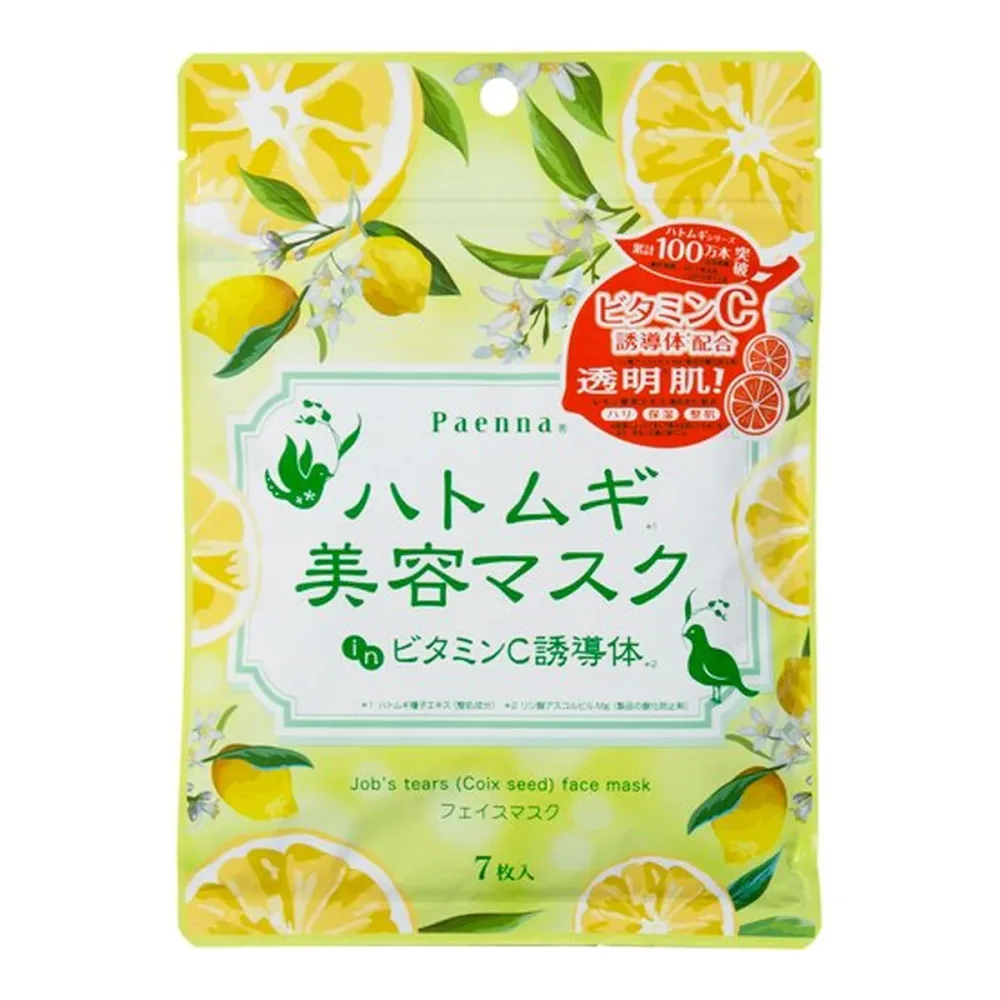【送料お得・まとめ買い×9個セット】イヴ パエンナ ハトムギ美容マスク inビタミンC誘導体 7枚入