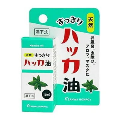 【送料お得・まとめ買い×11個セット】三和通商 SANWA HONPO すっきり ハッカ油 10mL 滴下式