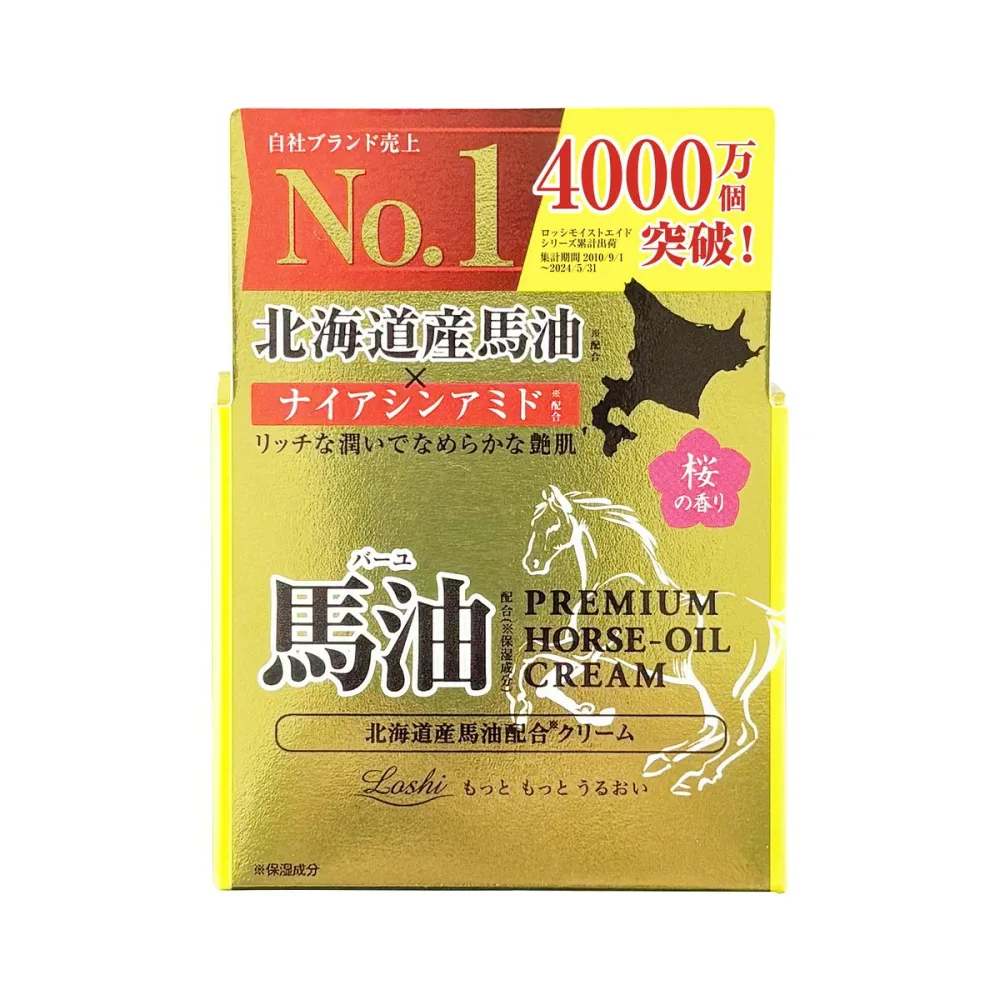 【あわせ買い2999円以上で送料お得】コスメテックスローランド ロッシ モイストエイド 北海道産 馬油 スキンクリーム プレミアム 40g