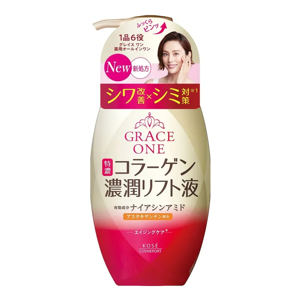 【送料お得・まとめ買い×36個セット】コーセーコスメポート グレイスワン 濃潤リフト液 薬用 リンクルリフト液 本体 230mL 医薬部外品 オールインワン