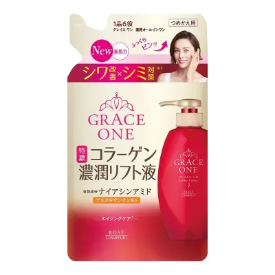 【送料お得・まとめ買い×11個セット】コーセーコスメポート グレイスワン 濃潤リフト液 薬用 リンクルリフト液 つめかえ用 200mL 医薬部外品 オールインワン