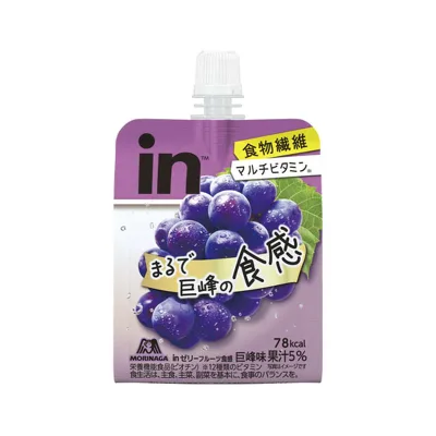【送料お得・まとめ買い×13個セット】森永製菓 inゼリー フルーツ食感 巨峰 150g