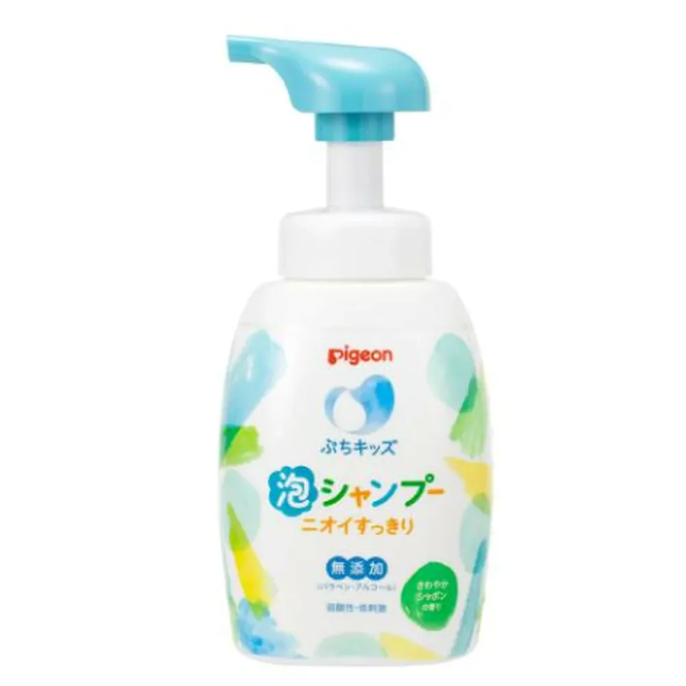 【送料お得・まとめ買い×9個セット】ピジョン Pigeon ぷちキッズ 泡シャンプー ニオイすっきり さわやかシャボンの香り 本体 300mL