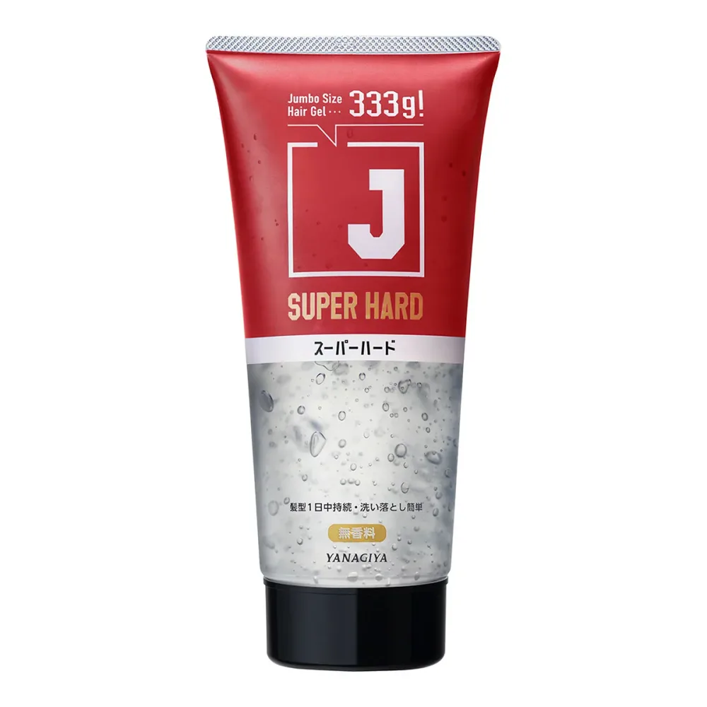 【送料お得・まとめ買い×7個セット】柳屋本店 J スーパーハードジェル N 無香料 333g ヘアジェル