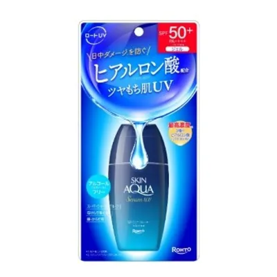 【送料お得・まとめ買い×13個セット】ロート製薬 スキンアクア ヒアルロンセラムUV 70g SPF50+PA++++、UV耐水性