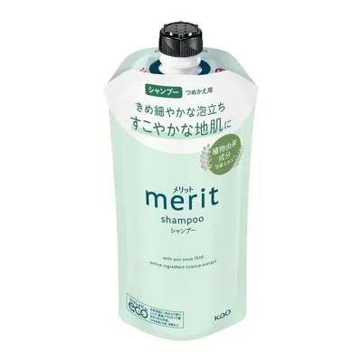 【送料お得・まとめ買い×7個セット】花王 メリット シャンプー つめかえ用 320mL 医薬部外品