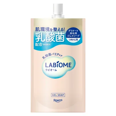 【送料お得・まとめ買い×3個セット】ロート製薬 ラビオーム バリアビオソープ つめかえ用 デリケート部位用 ジェルソープ 150mL