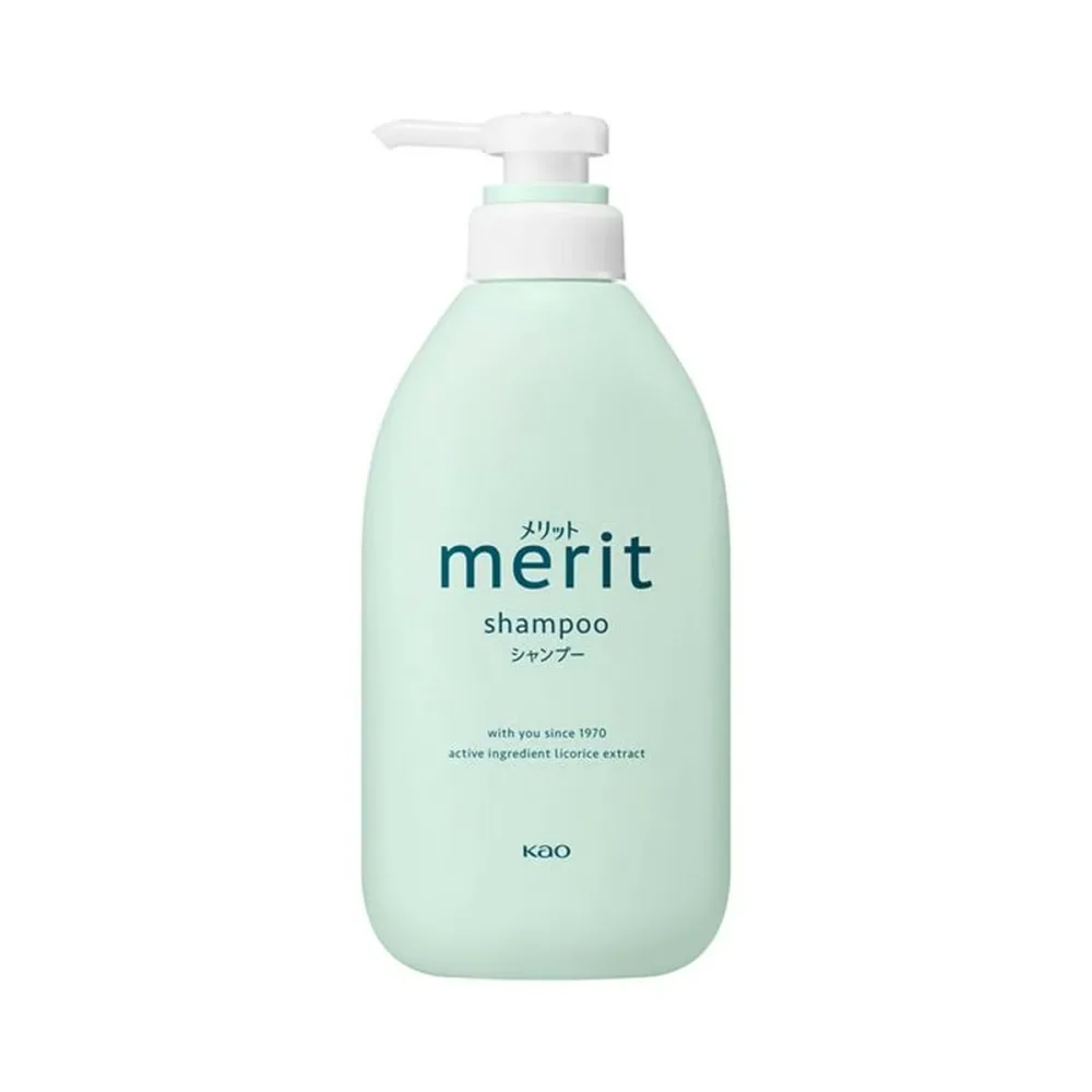 【送料お得・まとめ買い×3個セット】花王 メリット シャンプー ポンプ 本体 450mL 医薬部外品