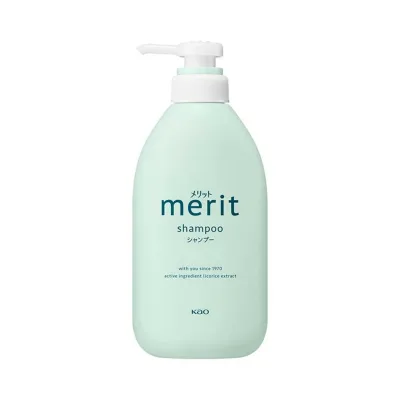 【送料お得・まとめ買い×3個セット】花王 メリット シャンプー ポンプ 本体 450mL 医薬部外品
