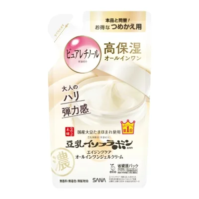 【あわせ買い2999円以上で送料お得】常盤薬品工業 サナ なめらか本舗 リンクルジェルクリーム N つめかえ用 100g