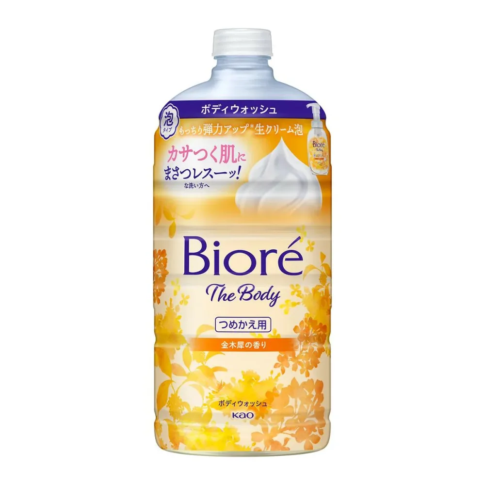 【送料お得・まとめ買い×3個セット】花王 ビオレ ザ ボディ 泡タイプ 金木犀の香り つめかえ用 780mL ボディウォッシュ ボディソープ