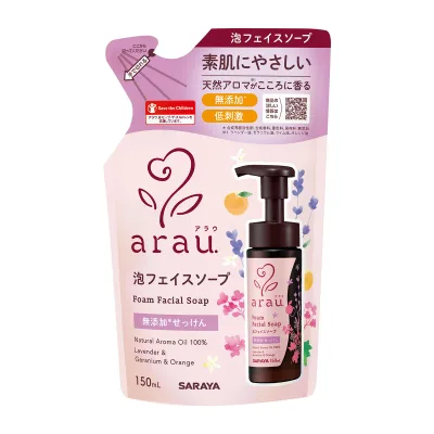 【あわせ買い2999円以上で送料お得】サラヤ アラウ 泡フェイスソープ 詰替用 150ml