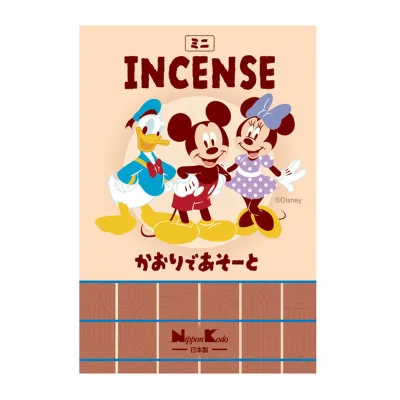 【送料お得・まとめ買い×9個セット】日本香堂 ディズニーインセンスミニ かおりであそーと 60g お香