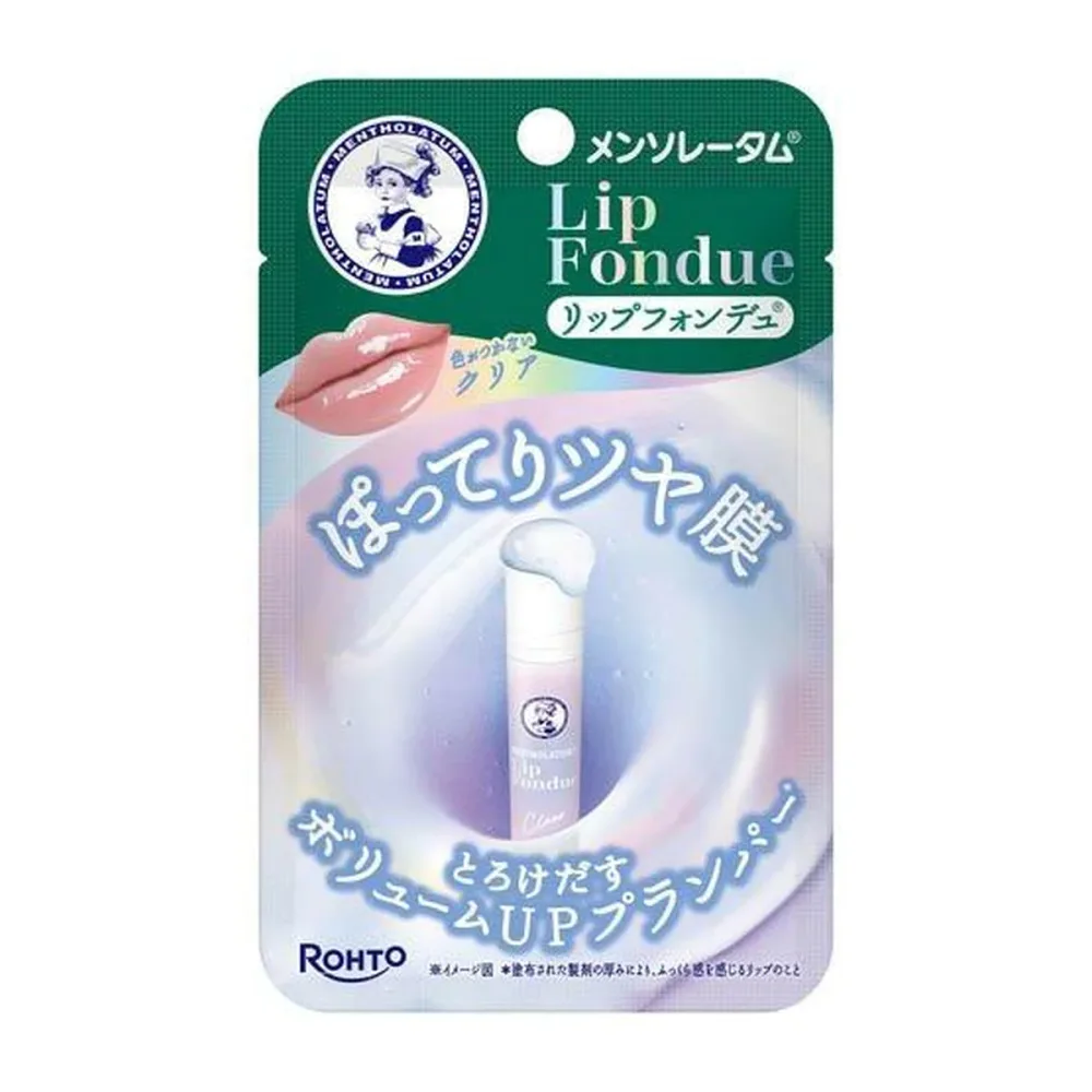 【送料お得・まとめ買い×11個セット】ロート製薬 メンソレータム リップフォンデュ クリア リップスティック
