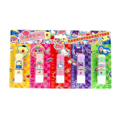 【送料お得・まとめ買い×2個セット】ピエラス ギュッとうるおう フルーツリップクリーム 3.5g×5本セット