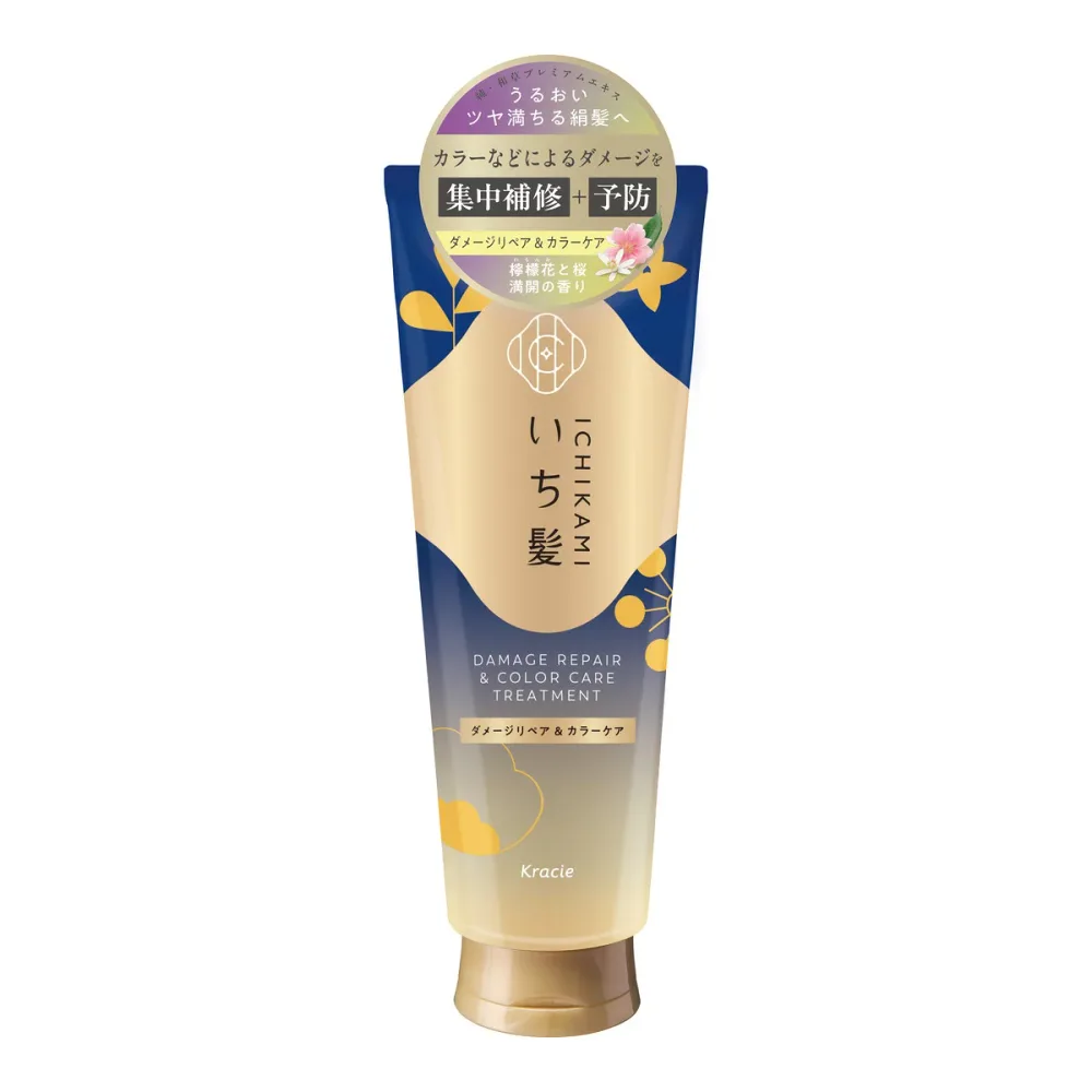 【送料お得・まとめ買い×24個セット】いち髪 ダメージリペア & カラーケア トリートメント 洗練されたレモン花と清らな桜満開の香り 230g