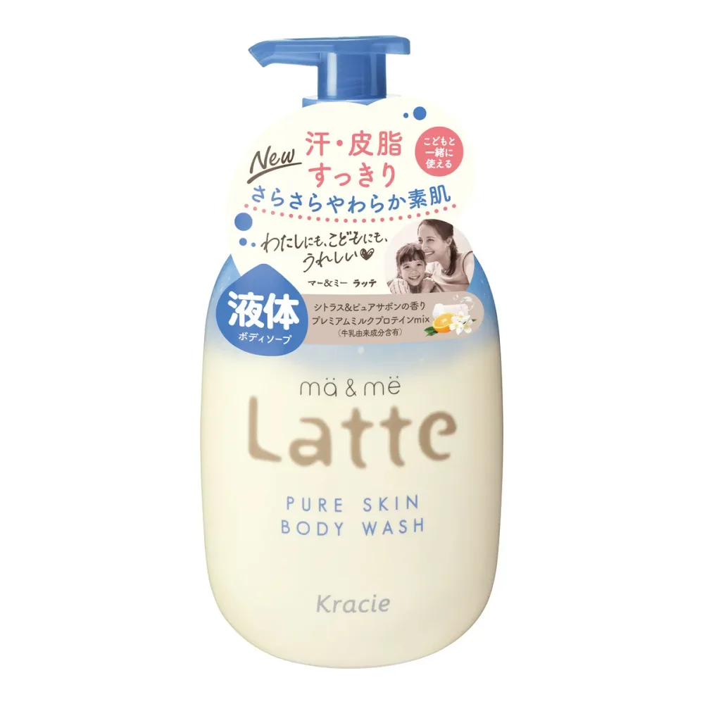 【送料お得・まとめ買い×7個セット】マー & ミー ピュアスキン ボディソープ 液体タイプ ポンプ 490ml
