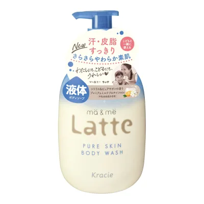 【送料お得・まとめ買い×7個セット】マー & ミー ピュアスキン ボディソープ 液体タイプ ポンプ 490ml