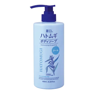 【あわせ買い2999円以上で送料お得】熊野油脂 麗白 ハトムギ クール ボディソープ 600mL