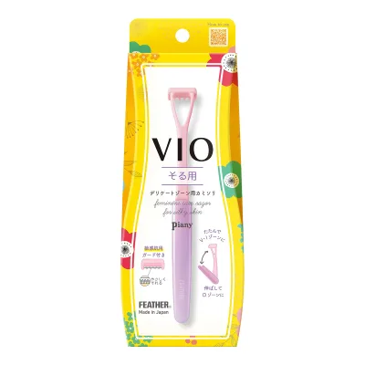 【送料お得・まとめ買い×11個セット】ピアニィ VIO ヴィオ デリケートゾーン用 そる用 フェザー安全剃刀