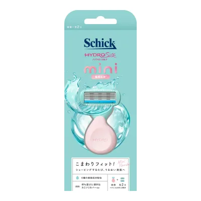 【送料お得・まとめ買い×11個セット】シック ハイドロシルク 敏感肌用 ホルダー mini 本体 + 刃 2コ Schick