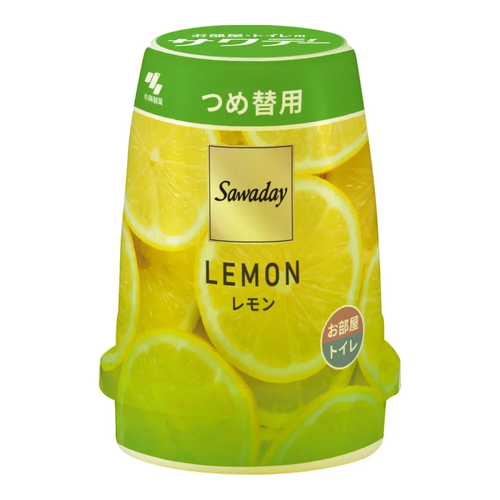 【送料お得・まとめ買い×11個セット】Sawaday サワデー フレグランス ゲル レモン つめ替用 140g 小林製薬
