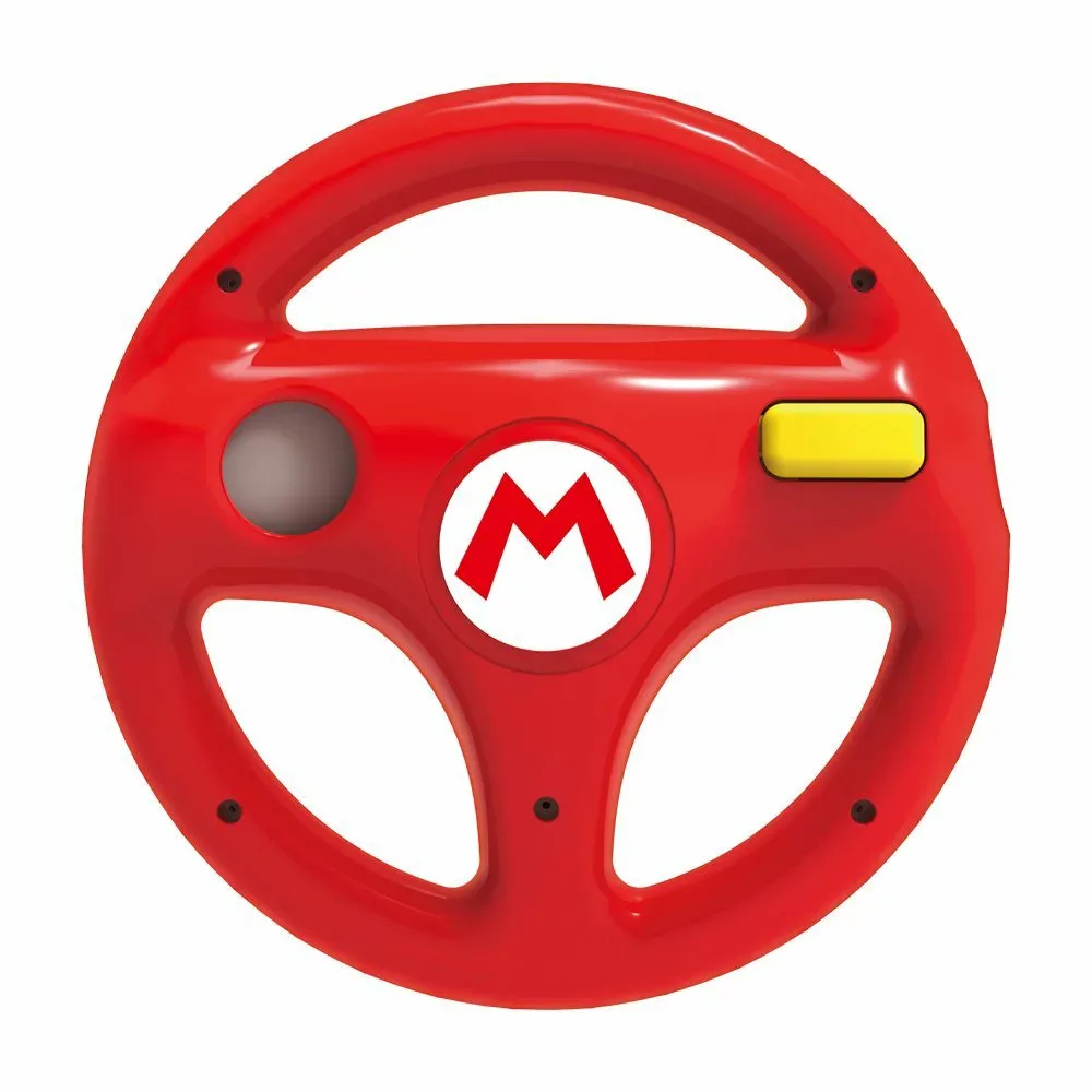 【送料無料】【中古】Wii U マリオカート8 ハンドル for Wiiリモコン マリオ(箱説付き)
