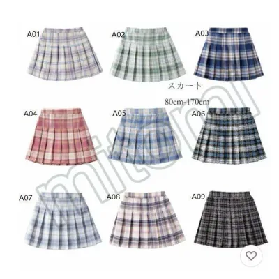 女の子 プリーツスカート jk 制服 スカート チェック柄 卒業式 発表会 入園式 子供服 入学式 卒園式