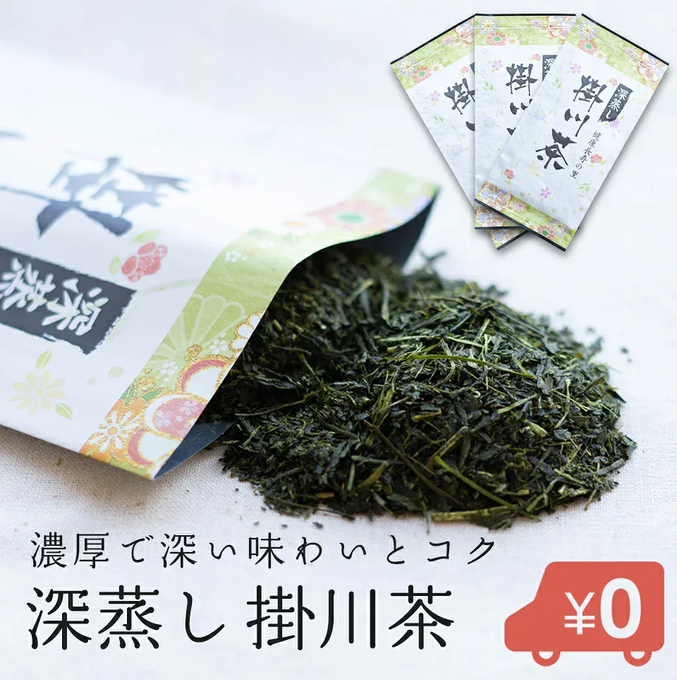 掛川茶 80g×3本セット お茶 日本茶 3本セット 送料無料 掛川 深蒸し茶 茶葉 深むし茶 日本茶 お茶 茶 送料無料 深蒸し茶 掛川茶 静岡茶 煎茶 緑茶 深むし茶 ギフト 仏用 志 福袋 茶葉 急須用 カテキン