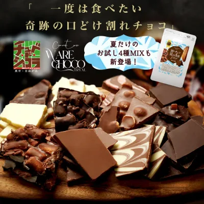 割れチョコ お試し 選べる25種 チョコレート 東京 自由が丘 チュべ・ド・ショコラ クーベルチュール 楽天スイーツランキング1位受賞!