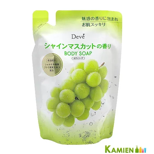 熊野油脂 ディブ ボディソープ シャインマスカットの香り 詰め替え 350ml【ドラッグストア】【追跡可能メール便対応2個まで】