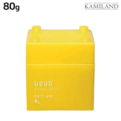 ★最大250円OFFクーポン配布★デミ ウェーボ デザインキューブ ハード 80g /スタイリング剤 サロン専売品 美容院 ヘアケア demi uevo ワックス ヘアワックス 黄色 イエロー デミ 美容室 おすすめ品