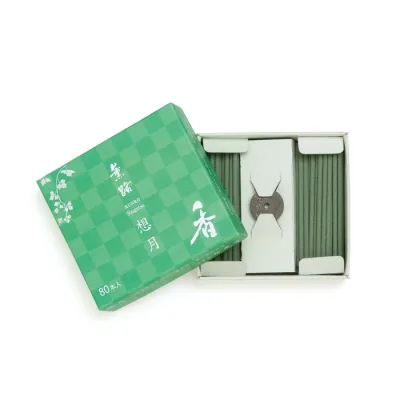 松栄堂 211825 薫路「想月(そうげつ)」スティック型 80本入り メーカー取寄品 お香 銘香 高級 くつろぎの香り お座敷 書斎 客間 玄関 プレゼント ギフト 線香 神具 仏具 お供え