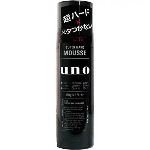 《セット販売》 資生堂 uno ウーノ スーパーハードムース (180g)×6個セット スタイリング ヘアムース
