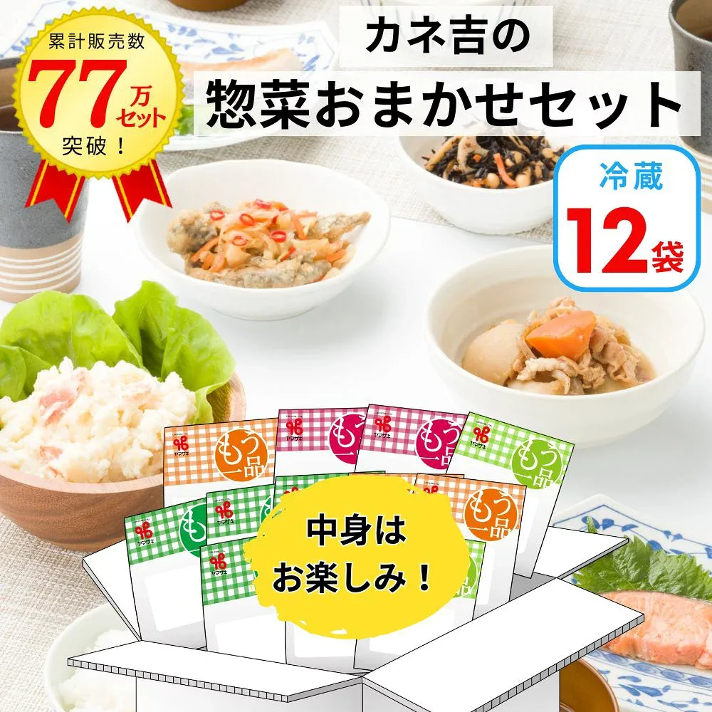 おかず 時短 カネ吉の惣菜おまかせセット(12袋)