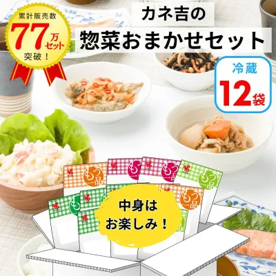 おかず 時短 カネ吉の惣菜おまかせセット(12袋)