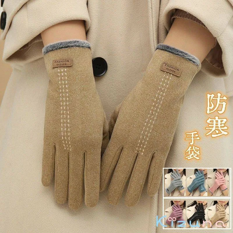 フリーサイズ プレゼント クリスマス アウトドア 防寒対策 手首 あったか ふわふわ 可愛い 通学 通勤 外出 自転車 冬用 指あり