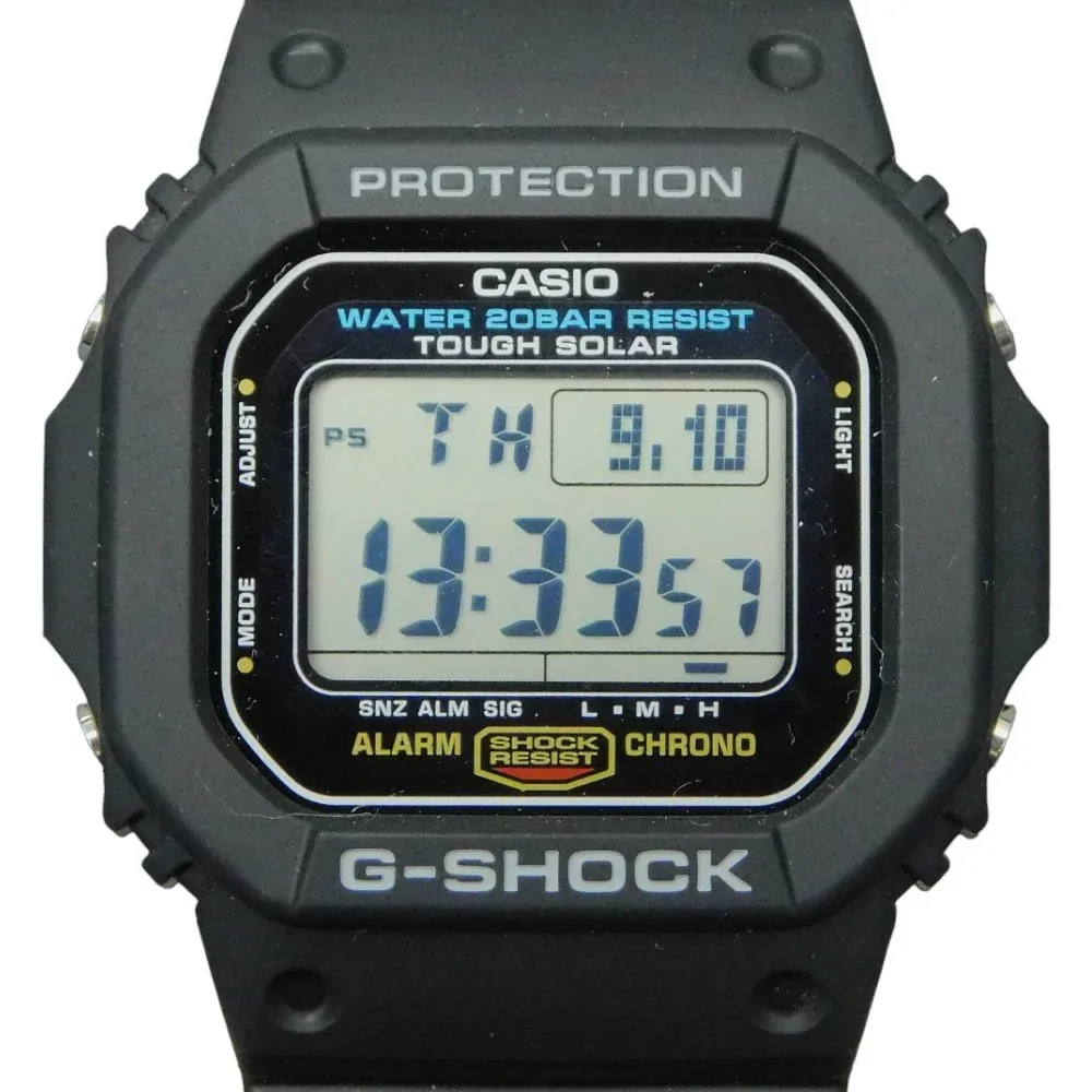 【箱あり】CASIO カシオ G-SHOCK G-5600UE-1 樹脂 タフソーラー デジタル 20気圧防水 メンズ 紳士 シンプル 人気 腕時計 ウォッチ プレゼント包装 ギフト【中古】新居浜店
