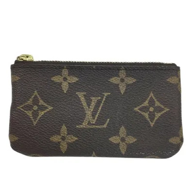 LOUIS VUITTON【ルイヴィトン】ポシェットクレ モノグラム コインケース M62650 キーリング付【中古品/USED-AB】質屋 かんてい局那覇店 3102236927300137
