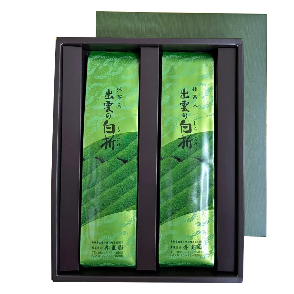 【SI31】抹茶入り出雲白折詰合せ(180g×2)