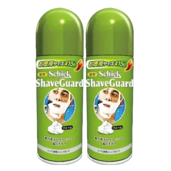 大容量 Schick シック 薬用 シェーブガード お徳用 415g × 2本 shave guard ひげ剃り 髭剃り シェービングフォーム ムース コストコ COSTCO