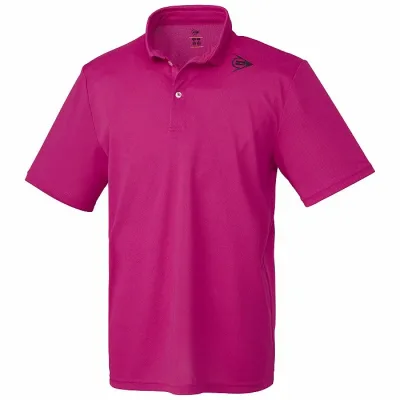 ダンロップ UNISEX GAME POLO(ジュニア対応品番)DAP-1144 ゲームポロ ピンク テニス ユニ 男女兼用 DUNLOP